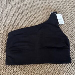 Lululemon Align Asymmetrical Black One-Shoulder Sports Bra
